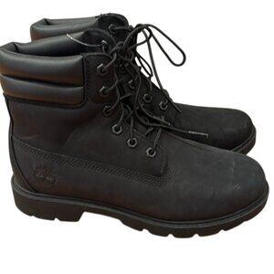 Timberland Linden Woods 6-inch Waterproof Women's Black Boots - Size 8 NEW